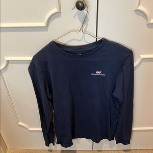 Vineyard Vines Kids Dark Blue Long Sleeve Tee